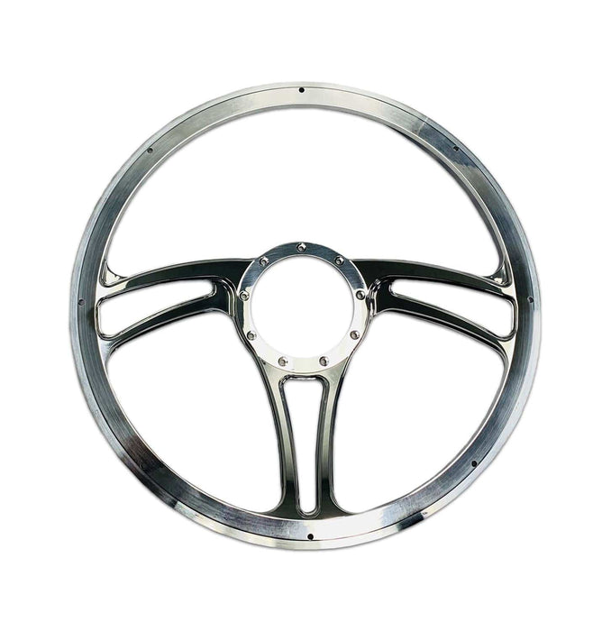 Billet Specialties Billet Specialties Half-Wrap Steering Wheels 34005 Autofit