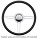 Billet Specialties Billet Specialties Half-Wrap Steering Wheels 34137 Autofit