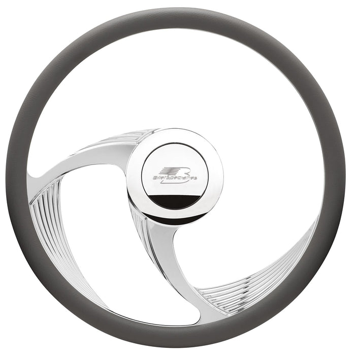 Billet Specialties Billet Specialties Half-Wrap Steering Wheels 34165 Autofit
