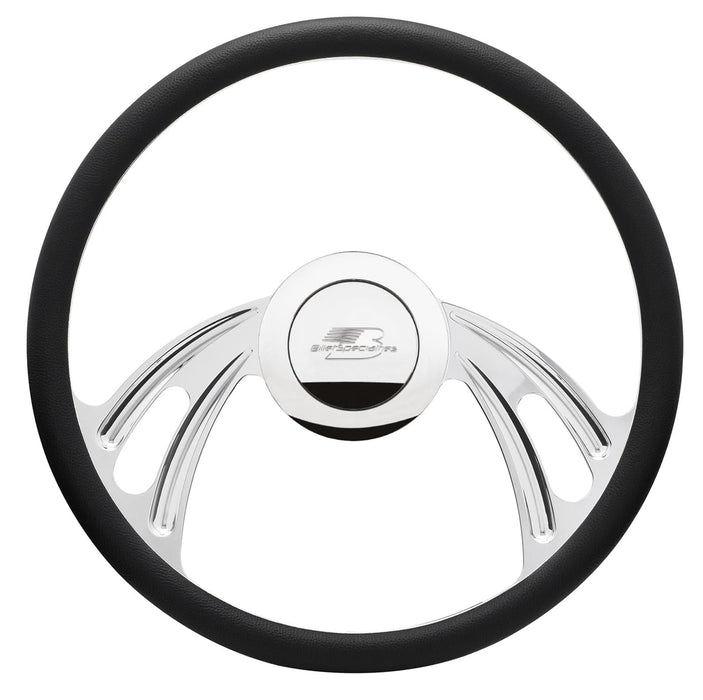 Billet Specialties Billet Specialties Half-Wrap Steering Wheels 34171 Autofit