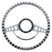 Billet Specialties Billet Specialties Half-Wrap Steering Wheels 34725 Autofit