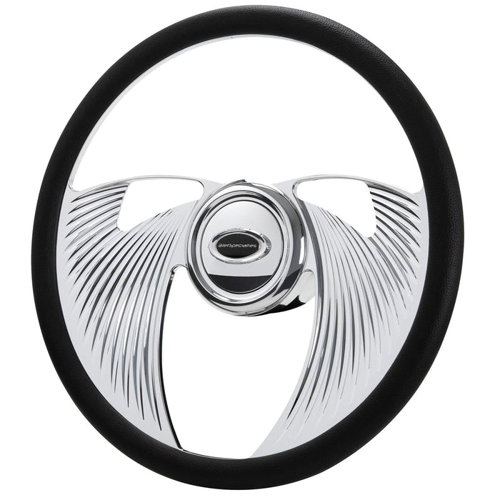 Billet Specialties Billet Specialties Half-Wrap Steering Wheels 34825 Autofit