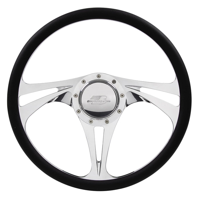 Billet Specialties Billet Specialties Half-Wrap Steering Wheels 34945 Autofit