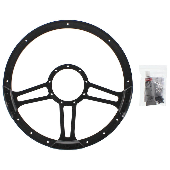 Billet Specialties Billet Specialties Half-Wrap Steering Wheels BLK29263 Autofit