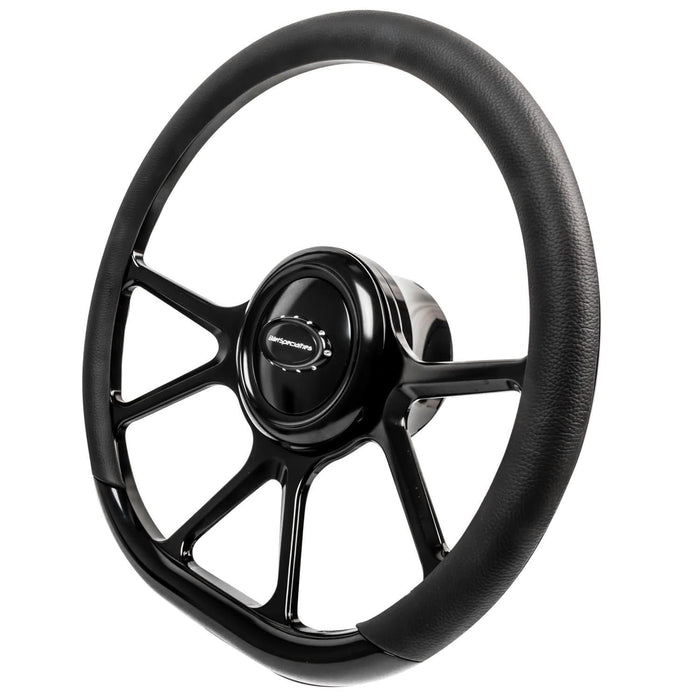 Billet Specialties Billet Specialties Half-Wrap Steering Wheels BLK29475 Autofit