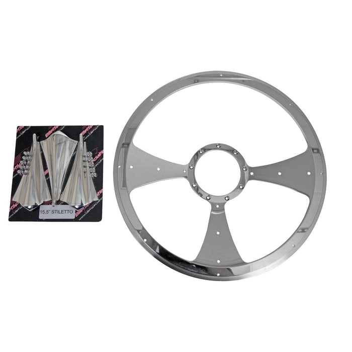 Billet Specialties Billet Specialties Half-Wrap Steering Wheels P34092 Autofit