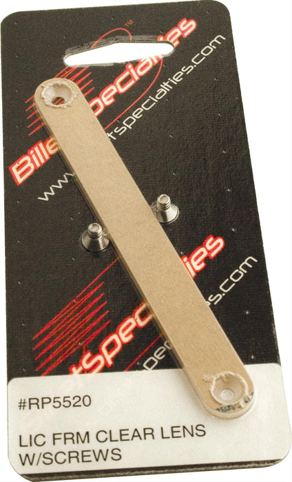 Billet Specialties Billet Specialties License Plate Frames RP5520 Autofit