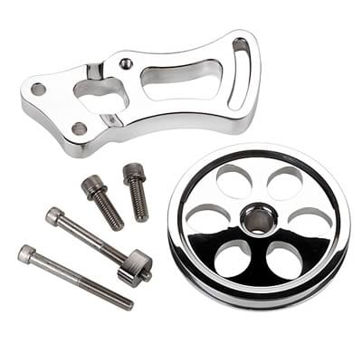 Billet Specialties Billet Specialties Power Steering Bracket and Pulley Kits 12120 Autofit