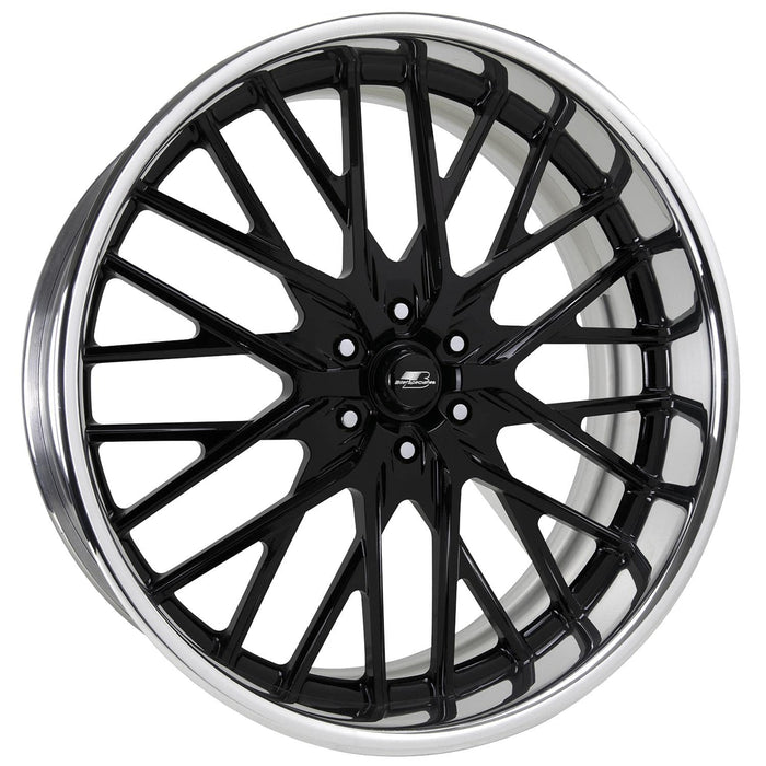 Billet Specialties Billet Specialties SLC Series SLC91 Geometric Polished Custom Order Wheels SLC91222 Autofit