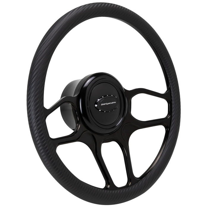 Billet Specialties Billet Specialties Steering Wheel Wraps BLK30102 Autofit