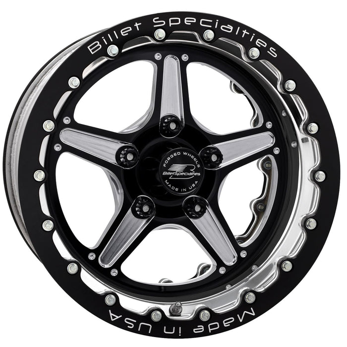 Billet Specialties Billet Specialties Street Lite Black Double Beadlock Wheels BRDB23512L7355 Autofit