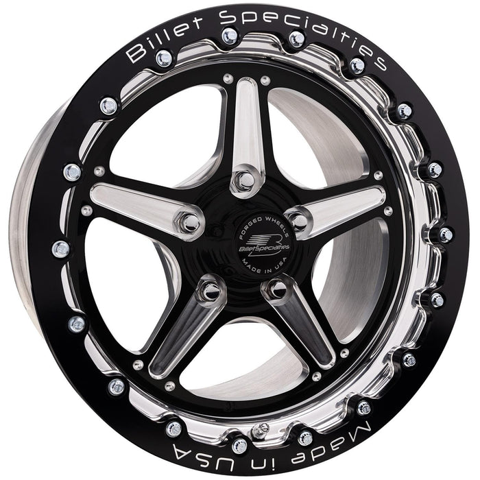 Billet Specialties Billet Specialties Street Lite Black Single Beadlock Wheels BRSB2351FR6175 Autofit