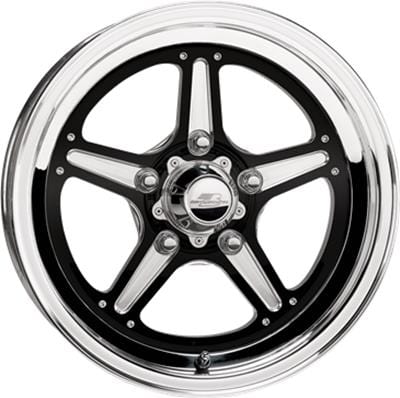 Billet Specialties Billet Specialties Street Lite Drag Pack Black Powdercoated Wheels RSFB38506525N Autofit