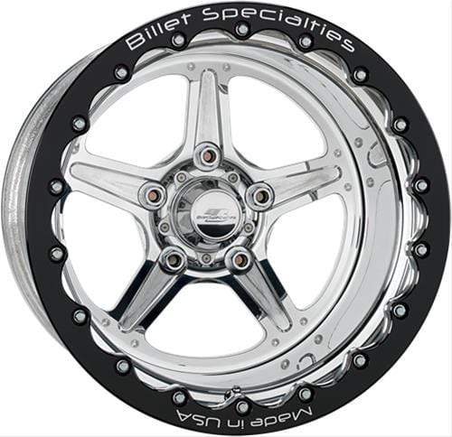 Billet Specialties Billet Specialties Street Lite Polished Single Beadlock Wheels RSB35156155N Autofit