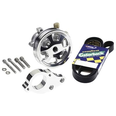 Billet Specialties Billet Specialties Tru Trac Serpentine Power Steering Add-On Kits 14730 Autofit