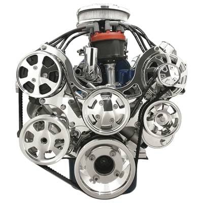 Billet Specialties Billet Specialties Tru Trac Serpentine Systems with A/C 13600 Autofit