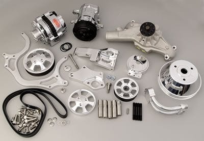 Billet Specialties Billet Specialties Tru Trac Serpentine Systems with A/C 14120 Autofit