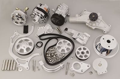 Billet Specialties Billet Specialties Tru Trac Serpentine Systems with A/C 14220 Autofit
