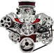Billet Specialties Billet Specialties Tru Trac Serpentine Systems with A/C 14400 Autofit
