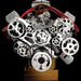 Billet Specialties Billet Specialties Tru Trac Serpentine Systems with A/C 14600P Autofit
