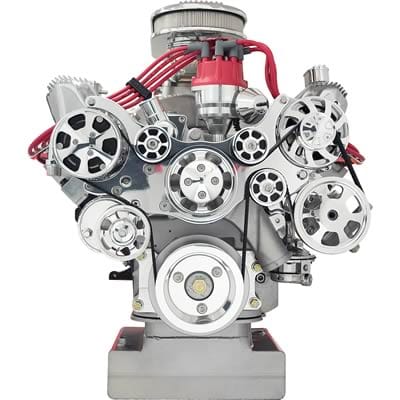 Billet Specialties Billet Specialties Tru Trac Serpentine Systems with A/C 14700 Autofit