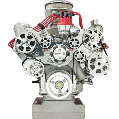 Billet Specialties Billet Specialties Tru Trac Serpentine Systems with A/C 14700P Autofit