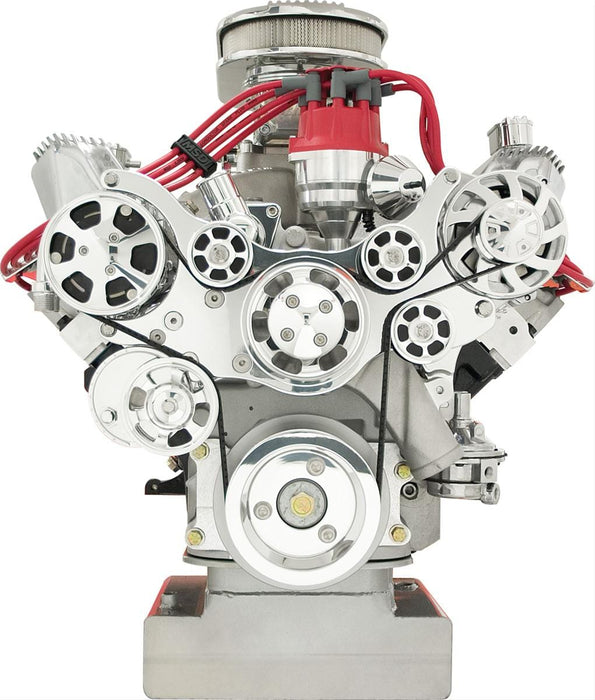 Billet Specialties Billet Specialties Tru Trac Serpentine Systems with A/C 14720 Autofit