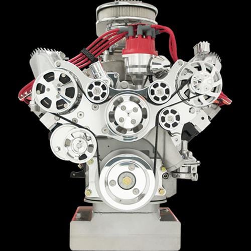 Billet Specialties Billet Specialties Tru Trac Serpentine Systems with A/C 14720A Autofit