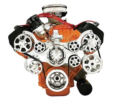Billet Specialties Billet Specialties Tru Trac Serpentine Systems with A/C 14800PA Autofit