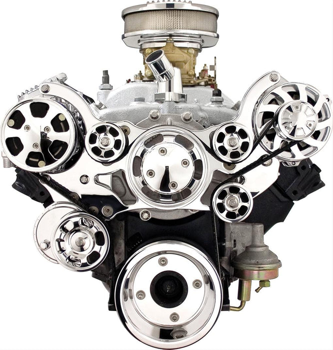 Billet Specialties Billet Specialties Tru Trac Serpentine Systems with A/C 14920A Autofit