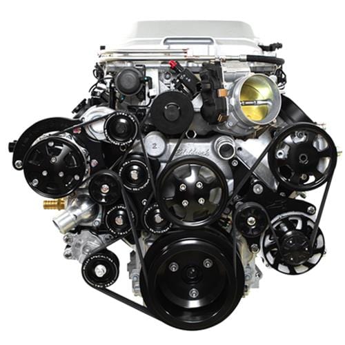 Billet Specialties Billet Specialties Tru Trac Serpentine Systems with A/C BLK13410 Autofit