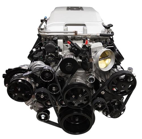 Billet Specialties Billet Specialties Tru Trac Serpentine Systems with A/C BLK13410 Autofit