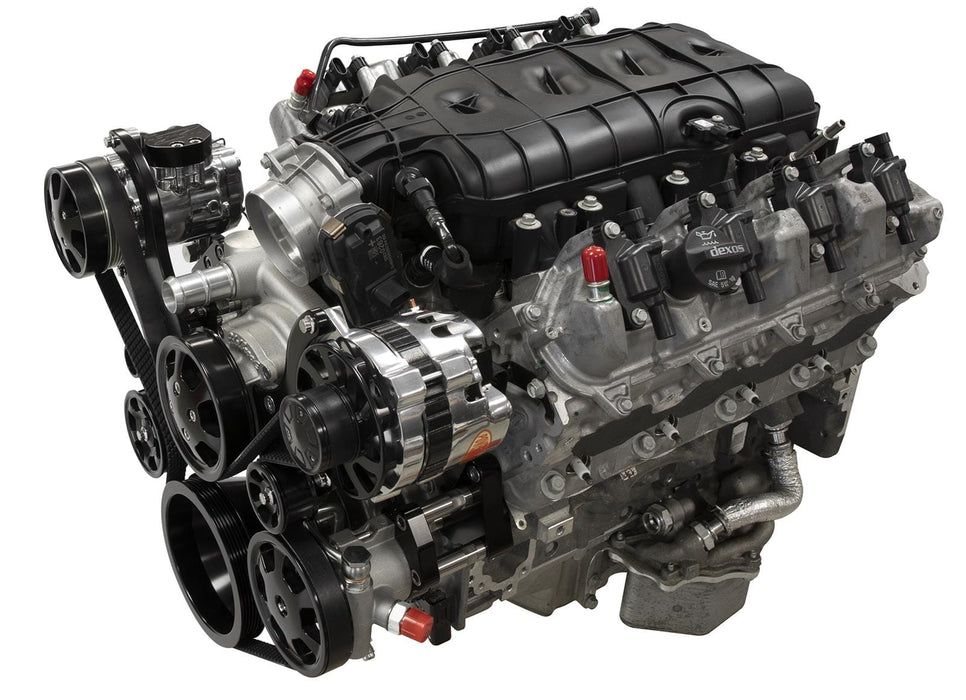 Billet Specialties Billet Specialties Tru Trac Serpentine Systems with A/C BLK13550 Autofit