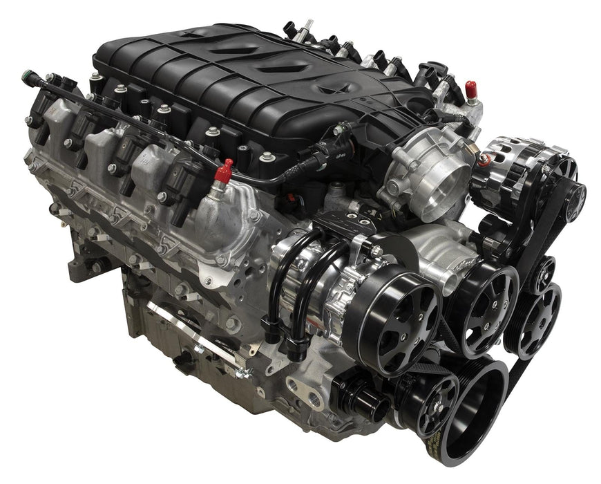 Billet Specialties Billet Specialties Tru Trac Serpentine Systems with A/C BLK13550 Autofit