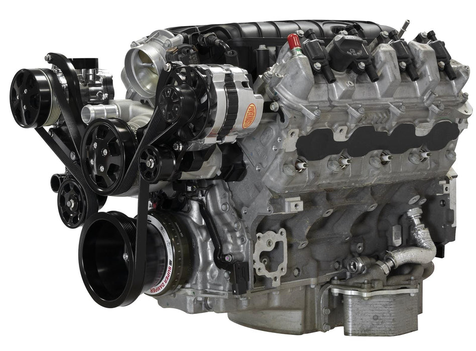 Billet Specialties Billet Specialties Tru Trac Serpentine Systems with A/C BLK13560 Autofit