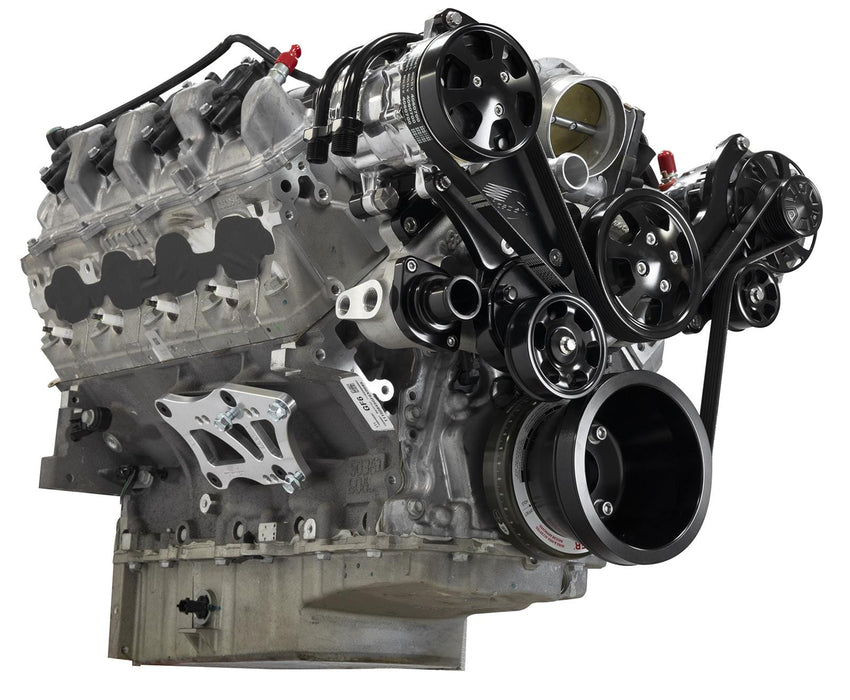 Billet Specialties Billet Specialties Tru Trac Serpentine Systems with A/C BLK13560 Autofit