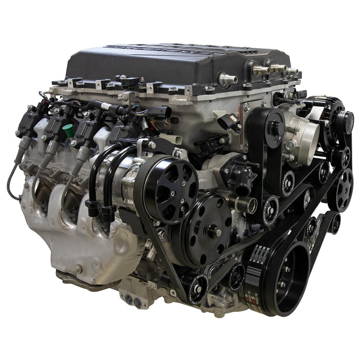 Billet Specialties Billet Specialties Tru Trac Serpentine Systems with A/C BLK13570 Autofit