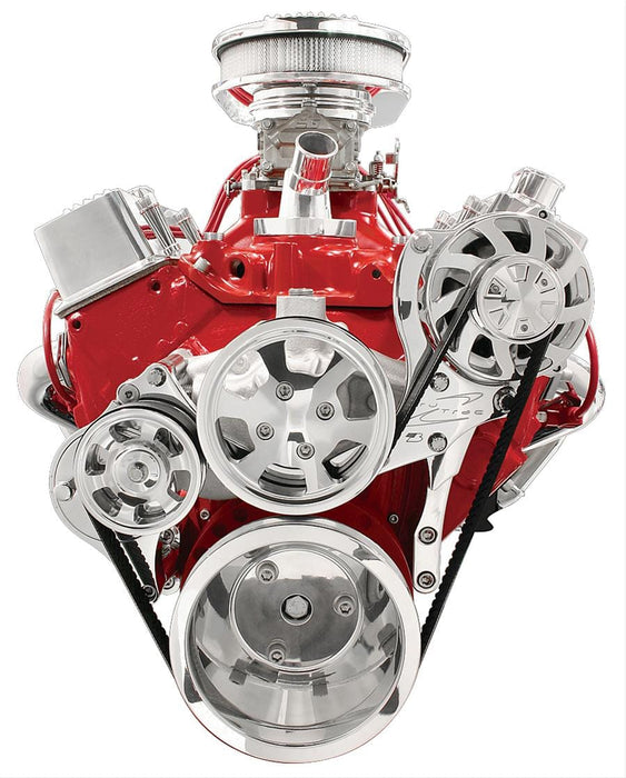 Billet Specialties Billet Specialties Tru Trac Serpentine Systems without A/C 13125 Autofit