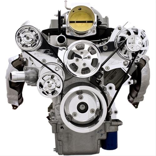 Billet Specialties Billet Specialties Tru Trac Serpentine Systems without A/C 13475A Autofit