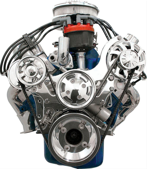 Billet Specialties Billet Specialties Tru Trac Serpentine Systems without A/C 13625 Autofit