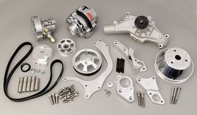 Billet Specialties Billet Specialties Tru Trac Serpentine Systems without A/C 14225 Autofit