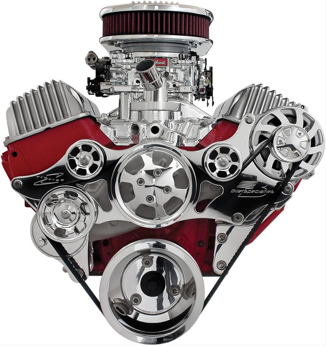 Billet Specialties Billet Specialties Tru Trac Serpentine Systems without A/C 14425 Autofit