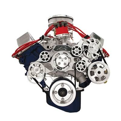 Billet Specialties Billet Specialties Tru Trac Serpentine Systems without A/C 14605 Autofit