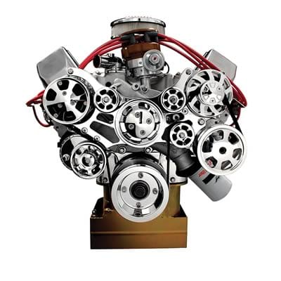 Billet Specialties Billet Specialties Tru Trac Serpentine Systems without A/C 14605PA Autofit