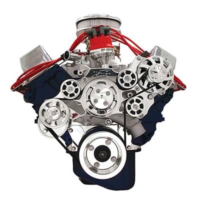 Billet Specialties Billet Specialties Tru Trac Serpentine Systems without A/C 14625 Autofit