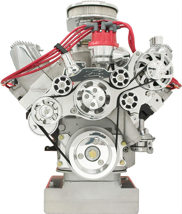 Billet Specialties Billet Specialties Tru Trac Serpentine Systems without A/C 14725 Autofit