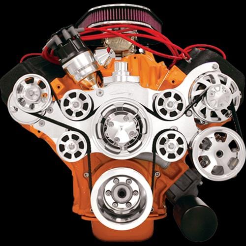 Billet Specialties Billet Specialties Tru Trac Serpentine Systems without A/C 14805P Autofit