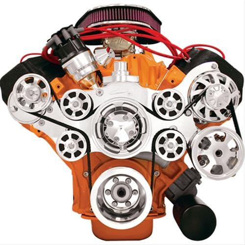 Billet Specialties Billet Specialties Tru Trac Serpentine Systems without A/C 14805PA Autofit