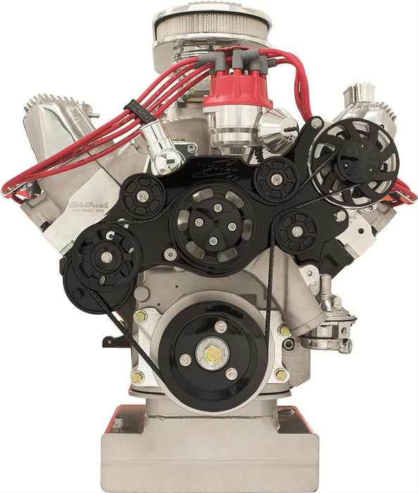 Billet Specialties Billet Specialties Tru Trac Serpentine Systems without A/C BLK14725 Autofit
