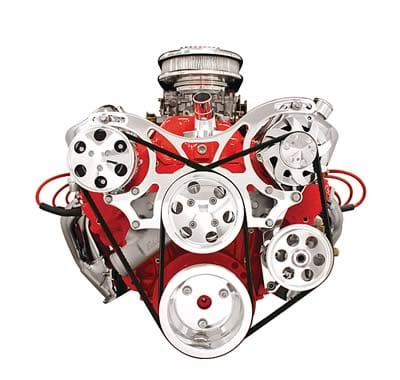 Billet Specialties Billet Specialties V-Trac Pulley Systems with Power Steering V4220 Autofit
